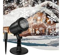 Christmas Projector Lights Outdoor, Waterproof LED Snowflake Projector Lights for Indoor Outdoor Christmas Decoration, Holiday, Wedding, Yard Decor