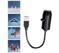 Christmas Projector Lights - USB Led Night Lamp with 4 Patterns | 360° Rotatable Holiday Decor for Living Room, Patio, and Bedroom, Effortless Setup Design, Dynamic Pattern Projection