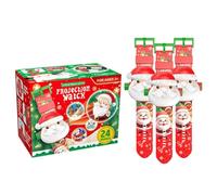 Christmas Projector Wrist Watch for Kids, Adjustable Projection Watch Digital Screen, 24 Realistic Patterns, Fun Sleep Story Projector for Stocking Fillers & Eve Box Gifts (3pcs)