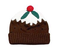 Christmas Pudding Beanie Hat by Premier Decorations