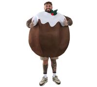 Christmas Pudding Costume I Love Fancy Dress Multi One Size