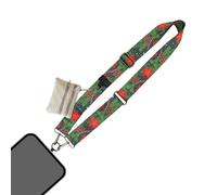 Christmas Purse Strap,Christmas Phone Strap - Adjustable Phone Lanyard Shoulder Strap with Zipper Pouch | Practical Phone Strap with Billie Purse Strap, A, Consulte la descripción