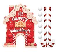 Christmas Putt Set - Valentine's Day Golf Set, Candy Cane Sticks and Balls, Indoor Party Activity, Holiday Toy Kit | Creative Design Ensures
