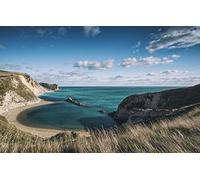 Christmas Puzzle 100 pieces Natural beauty, England, sea, coast, beach, ocean 45.5x35.5CM