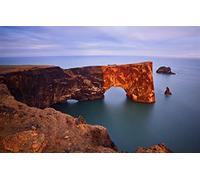 Christmas Puzzle 200 Pieces, Natural Beauty, Coast, Iceland, Atlantic Ocean 35x25CM