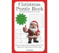 Christmas Puzzle Book: Christmas Puzzle Book | Easy-to Read Print | 6x9 Inches | 60 Puzzles | Wordsearch, Crossword, Sudoku | 120 pages | Christmas Gift & Christmas Fun