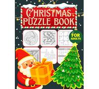 Christmas Puzzle Book for Adults: Large Print Christmas Variety Puzzle Book with Over 180 Relaxing Mixed Puzzles Including Sudoku, Crosswords, Word ... Cryptogram and More | Perfect Christmas Gift
