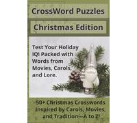 Christmas Puzzle Book for Adults:: The Perfect Holiday Relaxation! Fun and Festive Crosswords Edition. OVER 50 PUZZLES!