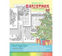 CHRISTMAS puzzle books for adults and coloring. Variety puzzle books for adults. A word search Christmas puzzle book with Christmas coloring pages, ... books for adults with variety puzzles