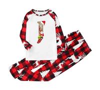 Christmas Pyjamas Girls Baby,Matching Christmas Pjs for Family A-Z Letters Graphic Xmas Nightwear Pjs Family Set Crimbo Sleepwear Pyjamas Sets