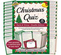 CHRISTMAS QUIZ GAMES: FACTS & TRIVIA PARTY GAME for Family, Office & Xmas parties