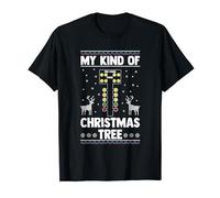 Christmas Racing Drag Racers My Kind Of Christmas Tree T-Shirt