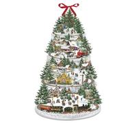 Christmas Railway Coppenrath Advent Calendar Design by Barbara Behr 29.7 x 42 cm Iridescent glitter / Hole for hanging