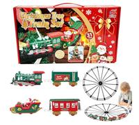 Christmas Railway Sets for Around the Tree - Railway Toy with Light and Sound | Electric Light Sound Effect Hanging Christmas Tree Track Train Toy, Christmas Model Railways