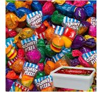 Christmas Random Mixed Chocolate & Sweet Collection with Gift Tub - Individually Wrapped Treats - Includes Quality Chocolates, Mini Pizza, Mini Fries & Mini Burgers (450g)
