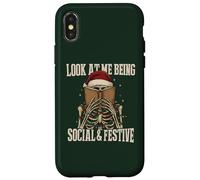 Christmas read, cozy bookish xmas girl reader ugly gift Case for iPhone X/XS
