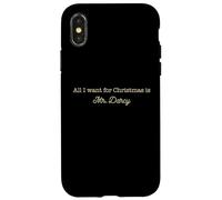 Christmas read, cozy bookish xmas girl reader ugly gift Case for iPhone X/XS