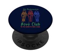 Christmas Reading The Nutcracker Book Club Tee PopSockets Adhesive PopGrip