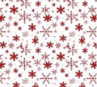 Christmas Red Snowflake Pattern A4 Chocolate Transfer Sheet, Edible Decorating Sheet for White Chocolate (2 Sheets)
