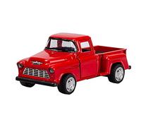 Christmas Red Truck Model - Vintage Red Metal Truck Car Collectible Pulls Back Truck Toy Xmas Decorations Table Top Decor