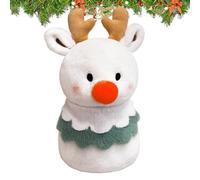 Christmas Reindeer Decor - Soft Toy Doll Prop | Reindeer Stuffed Animal Eco-Friendly Festive Fun Effortless Festive Solution for Indoor Home Bedroom Sofa Floor Kids Friends Family