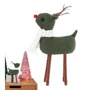 Christmas Reindeer Figurines, Resin Reindeer Sculpture, Retro Elk Holiday Decoration Reindeers Ornaments | Christmas Indoor Decor For Home, Hotel Lobby, Restaurant, Coffee Shop