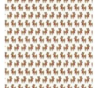 Christmas Reindeer Pattern A4 Chocolate Transfer Sheet, Edible Decorating Sheet for White Chocolate (2 Sheets)