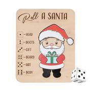 Christmas Reindeer Puzzle Game, With Roll The Dice, 17.8x14cm, Christmas Scrolling Reindeer Jigsaw Puzzle, Wooden Holiday Game, Festive And Fun, For Teens, Wife, Boys, Youth, Daughter Son