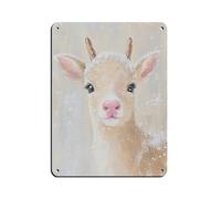 Christmas Reindeer Retro Poster Metal Tin Sign Chic Art Retro Iron Painting Bar People Cave Cafe Family Garage Poster Wall Decoration 12x16inch(30x40cm)