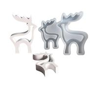 Christmas Reindeer Silicone Mold Deer Statue for Soap Making Epoxy Resin Craft Deer Mold