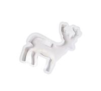 Christmas Reindeer Silicone Molds Moose Shape Silicone Candlestick for Epoxy Resin Holder Holiday Decoration Winter Festival Holder Molds