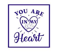 Christmas Remembrance Quotes Our Angels in Heaven Remembering Christmas Engraving Decals 42x43.5cm Removable Without Leaving Glue DarkBlue