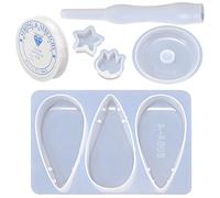 Christmas Resin Casting Moulds - Easy Removal Multifunctional - Making Mould for Hot Plate Coasters, for Soap, Resin, Clay, Plaster, Pot Holder, Pot Coaster, Teapot Coasters and Unders