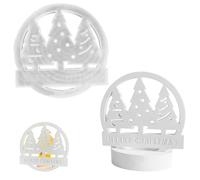 Christmas Resin - Creative for Festive Crafts | Silicone Ens Mould Round Decorations in the Room Based on Epoxy | For Christmas Pendants in Clay, Resin or DIY Jewellery