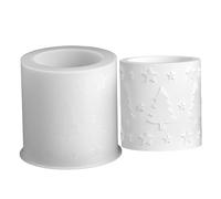 Christmas Resin Molds | Embossed Pillar Tree Craft Supplies - Christmas Candle Moulds In Resin Jar - For Soap, Candle, Plaster, Epoxy, Party Centerpieces, Adults,