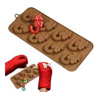 Christmas Resin Molds | Reusable Nonstick Baking Utensils,Cane Chocolate Fondant Silicone Molds - For Candy Fondant Desserts Soap Resin Party Favorites
