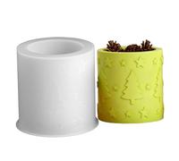 Christmas Resin Molds Silicone - Pillar Embossed Tree Craft Supplies | Storage Container Holiday Silicone Molds,for Epoxy Soap Plaster Wax Home Decor Party Favors Kids Adults Beginners