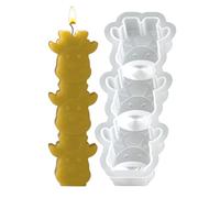 Christmas Resin Moulds - 3-fold Santa Claus Christmas Tree Elk Resin Moulds - Craft Tools for Soap Making, Plaster, Clay, Epoxy and Chocolate - For Epoxy Clay Plaster Soap Chocolate Candle Baking K