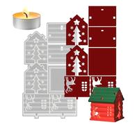 Christmas Resin Silicone Mould for Christmas Candle Holders | Reusable Home Decorations for Wax Melt Chalk Chocolate for Room Office Window Party | Matrim Birthday Parties