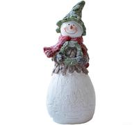 Christmas Resin Snowman Tabletop Decor for Dining Ambiance, for Creating Cozy Candlelit Dinner Settings in Various Locations (A)