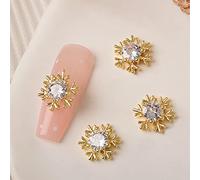 Christmas Rhinestones 3D Santa Metal Studs For Art Decorations