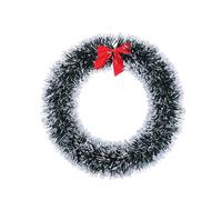 Christmas Ribbon Garland Home Party Wall Door Decor Christmas Tree Ornaments Tinsel Strips Bow Knot Wreath Party Supply Ribbon Garland