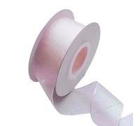 Christmas Ribbon Organza Ribbon for Wrapping 1Inchx11Yd Sheer Organza for Christmas Tree Bows Wreath Crafting Wedding Invitations