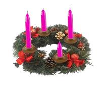 Christmas Ring Wreaths | Ring Holder with Garland | Exquisite and Practical Artificial Rings, Festive Garlands, Advent Garlands, Christmas Centerpieces