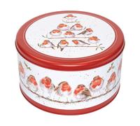 Wrendale Designs - Rockin Robins' Robin Christmas Round Tin