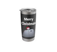 Christmas Robot Science Fiction Fan Stainless Steel Insulated Tumbler