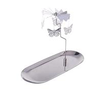 Christmas Rotary Carousel Tealight Holder Metal Tea Light Stand Home Decor Gifts Candlestick