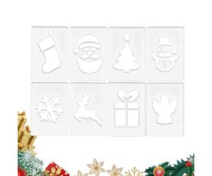 Christmas Router Templates - Acrylic 8 x 5.5 inches | Christmas Stencil with Reusable Design, Festive Woodworking, DIY Craft Projects, Woodworking Carving Stencils | Workshop