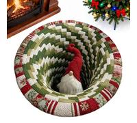 Christmas Rug | Decorative Holiday Decoration | Shower Mat for Christmas | For Front Door, Courtyard, Terrace, Bedroom, Living Room &