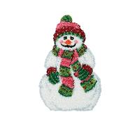 Christmas Rug Making Kits/DIY Christmas Latch Hook Kits-Pre Printed Pattern Embroidery Kits/Cross Stitch Sofa Cushion Cover Tool fit for Kids and Adults Beginner Home Decor,52x38 cm (Christmas Q)